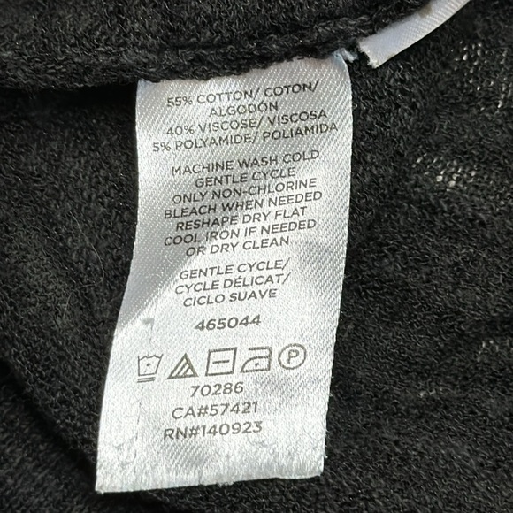 LOFT Cotton Blend Short Sleeve Top Size Medium - Picture 7 of 9